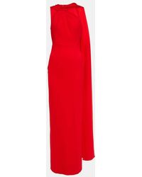 Roland Mouret - Abito lungo in cady - Lyst