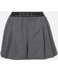 Marni - Virigin Wool Shorts - Lyst