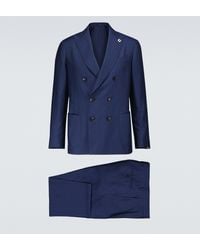Lardini Double-breasted Suit - Blue