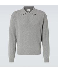 Saint Laurent - Wool Polo Sweater - Lyst