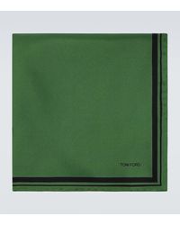 Tom Ford - Printed Silk Twill Pocket Square - Lyst
