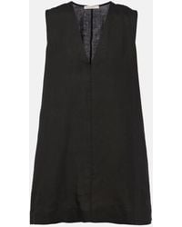 Asceno - Minikleid Derya Aus Leinen - Lyst