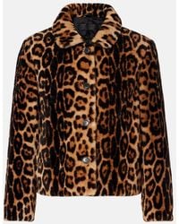 Nili Lotan - Montmartre Leopard-Print Shearling Jacket - Lyst