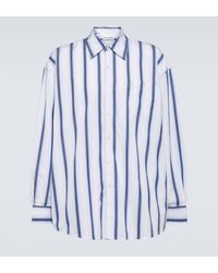 Our Legacy - Borrowed Striped Cotton Shirt - Lyst