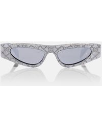 Gucci - Occhiali Da Sole Cat-Eye Fashion Show Gg - Lyst
