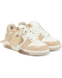 Off-White c/o Virgil Abloh Sneakers Out Of Office in pelle - Bianco