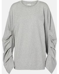 Dries Van Noten - Sweatshirt Aus Baumwoll-Jersey - Lyst