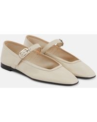 Le Monde Beryl - Leather Mary Jane Ballet Flats - Lyst