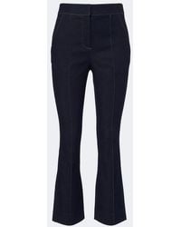 Veronica Beard - Kimra Cropped Flared Jeans - Lyst