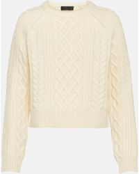 Nili Lotan - Coras Cable-knit Wool Sweater - Lyst