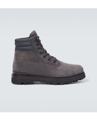 Moncler - Peka Suede Ankle Boots - Lyst