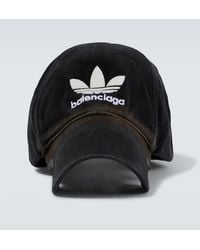 Balenciaga - X Adidas Logo Cotton Baseball Cap - Lyst
