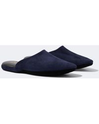 Charvet - Leather-Lined Suede Slippers - Lyst