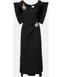 Erdem - Embroidered Cloque Jacquard Gown - Lyst