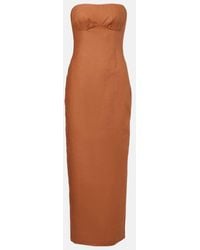 SIR. - Maxikleid Evalita Aus Leinen - Lyst