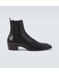 Saint Laurent - Stanton Leather Chelsea Boots - Lyst
