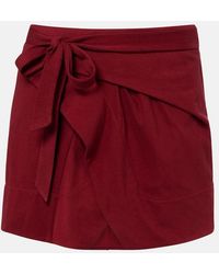 Isabel Marant - Berenice Draped Cotton Wrap Skirt - Lyst