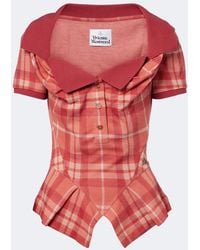 Vivienne Westwood - Monday Tartan Cotton Top - Lyst