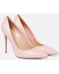 Gianvito Rossi - Gianvito 105 Leather Pumps - Lyst