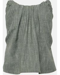Co. - Gathered Wool-Blend Top - Lyst