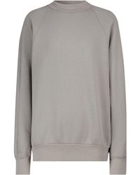 Les Tien Pullover aus Baumwoll-Fleece - Grau