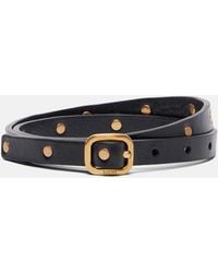 Loewe - Studded Leather Belt - Lyst