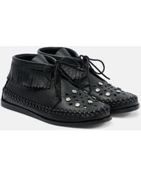 Isabel Marant - Erkee Leather Moccasins - Lyst