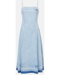 Jonathan Simkhai - Clarissa Denim Midi Dress - Lyst
