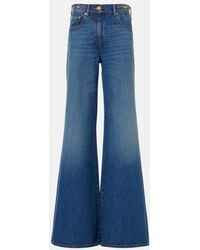 Versace - Medusa '95 High-Rise Flared Jeans - Lyst