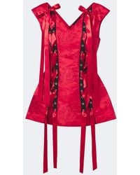 Simone Rocha - Top En Brocart A Fleurs - Lyst