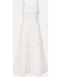 LEO LIN - Vestido De Coctel Odette Con Aplique Floral - Lyst