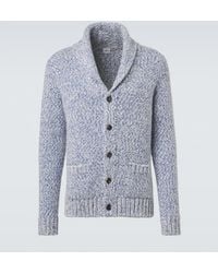 Eleventy - Wool And Cashmere-Blend Cardigan - Lyst