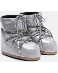Moon Boot - Schneestiefel Icon Low Mit Glitter - Lyst