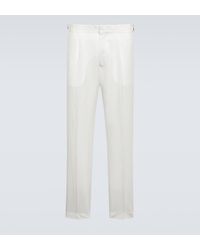 Orlebar Brown - Carsyn Linen And Cotton Tapered Pants - Lyst