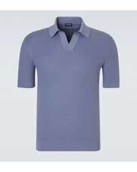 ZEGNA - Polohemd Aus Strick - Lyst