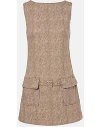 STAUD - Vestido Midi Sheila Con Cinturon - Lyst