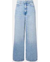 Ganni - Mid-Rise Wide-Leg Jeans - Lyst