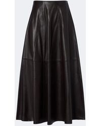 Arma - Eleni Suede Midi Skirt - Lyst