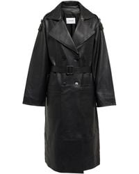 Yves Salomon - Belted Trench Coat - Lyst