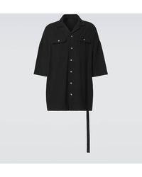 Rick Owens - Magnum Tommy Oversized Cotton Shirt - Lyst
