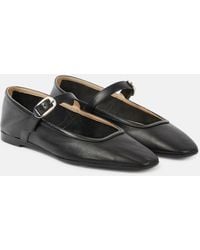 Le Monde Beryl - Leather Mary Jane Ballet Flats - Lyst