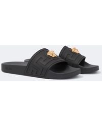 Versace - Pantoletten La Medusa - Lyst