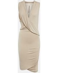 Rick Owens - Lilies Ruched Minidress - Lyst