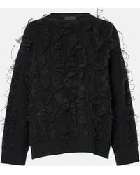 Valentino Garavani - Embroidered Wool Sweater - Lyst