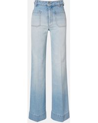 Victoria Beckham - Alina High-Rise Flared Jeans - Lyst