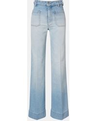 Victoria Beckham - Alina High-Rise Flared Jeans - Lyst