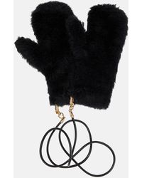 Max Mara - Ombrato Wool And Silk-blend Gloves - Lyst