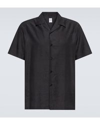 Berluti - Silk And Cotton Bowling Shirt - Lyst