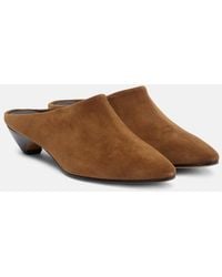 Le Monde Beryl - Allegra Suede Mules - Lyst