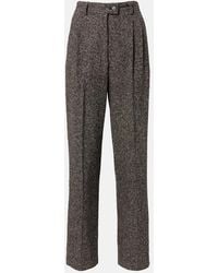 The Row - Virgil Silk-Blend Tweed Wide-Leg Pants - Lyst
